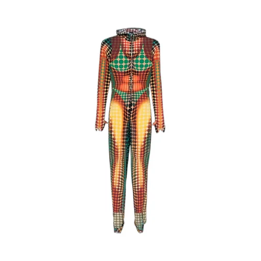 Long-Sleeved Jumpsuit