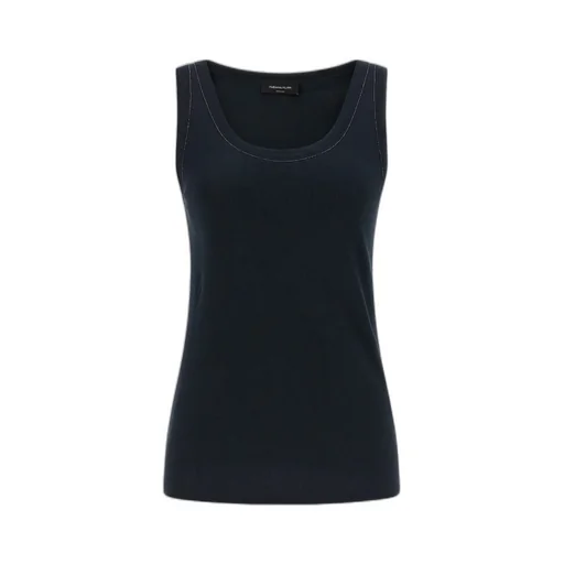 Fabiana Filippi Embellished Sleeveless Top