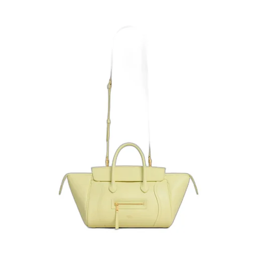 Small New Luggage In Supple Shiny Lambskin