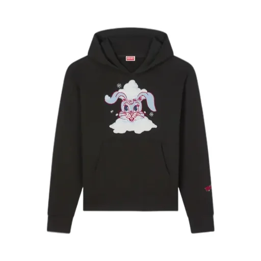 Embroidered Hoodie In Cotton Kenzo Winter Holidays