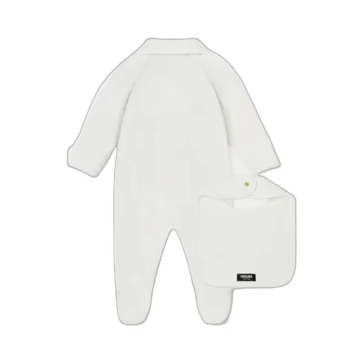 Versace Kids Medusa Patch Bodysuit And Bib