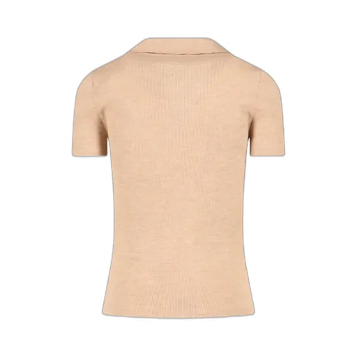 Short-Sleeved Knitted Shirt