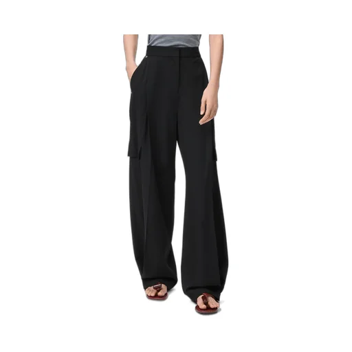 Cargo Trousers In Wool