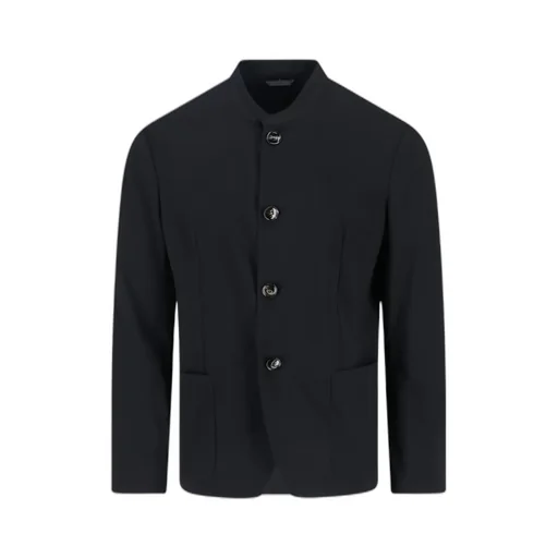 Giorgio Armani Button-Up Long-Sleeved Jacket