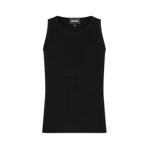 Zegna Sleeveless Crewneck Top
