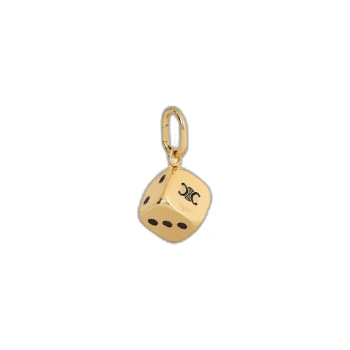 Celine Charms Triomphe Dice In Enamel And Aluminium