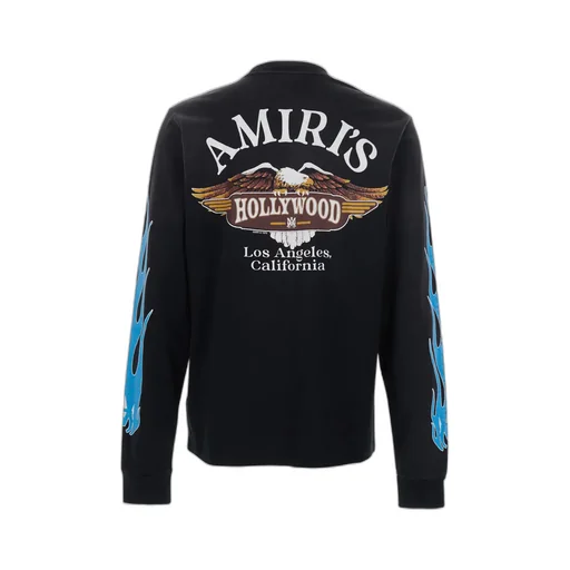 Amiri Eagle Flames Long-Sleeved T-Shirt
