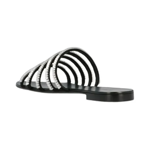 Open-Toed Flat-Bottomed Sandals