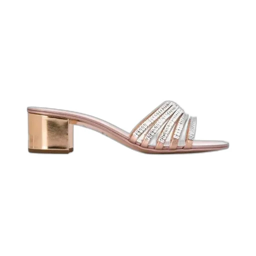 Strap Crystal High-Heeled Sandals