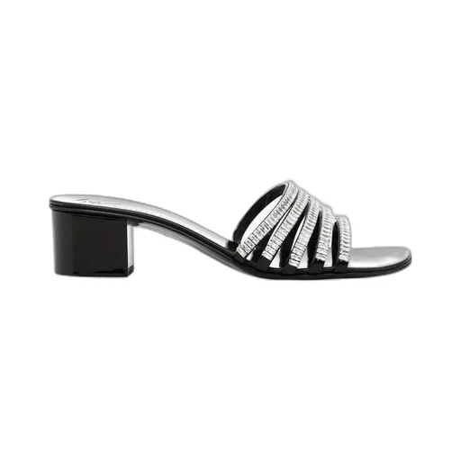 Crystal Inlaid High-Heeled Sandals