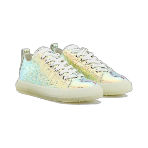 Crocodile Low-Cut Casual Sneakers