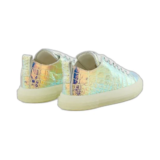 Crocodile Low-Cut Casual Sneakers