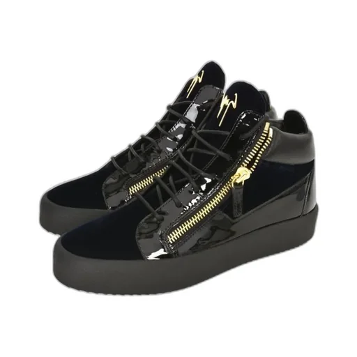Splicing Platform Sole Casual Sneakers