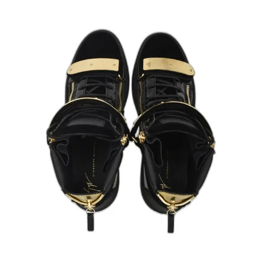 Side Zipper High-Top Casual Shoes
