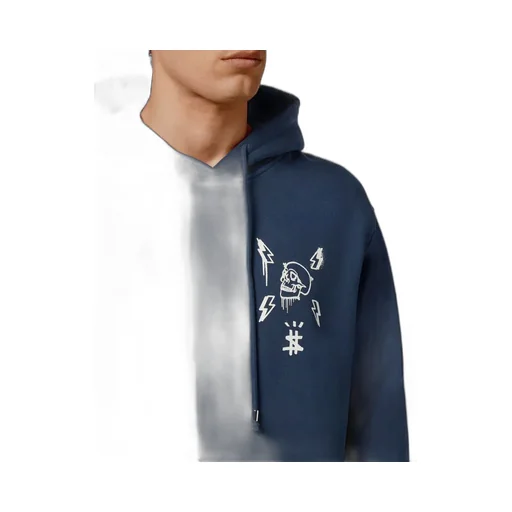 Hooded Printed Sweater