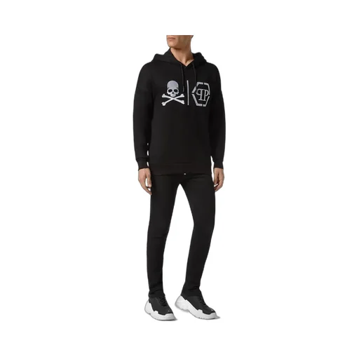 Logo Details Hooded Hoodie