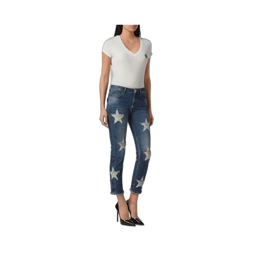 Logo Details Jeans