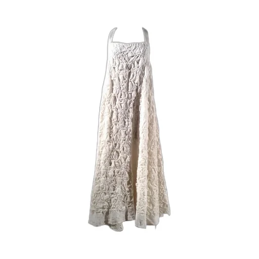 Pleated Halter Dress