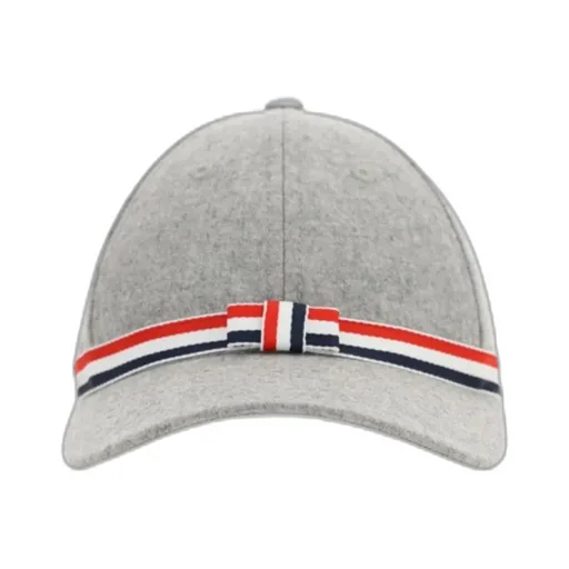Thom Browne 4-Bar Striped Bow Baseball Cap