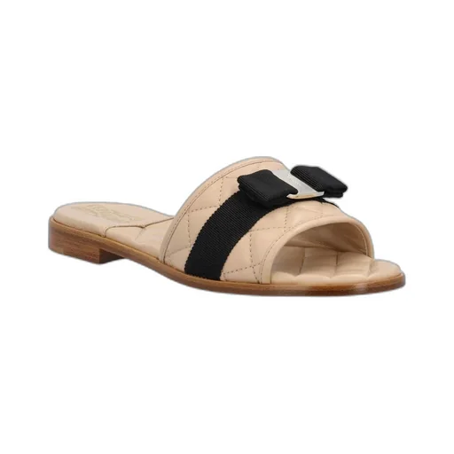 Vara Bow Quilted Slides