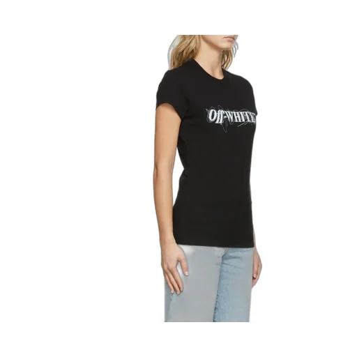 Off-White Crewneck Logo Detailed T-Shirt
