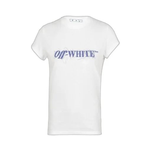 Off-White Crewneck Logo Detailed T-Shirt