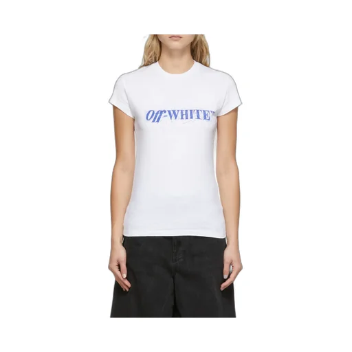 Off-White Crewneck Logo Detailed T-Shirt