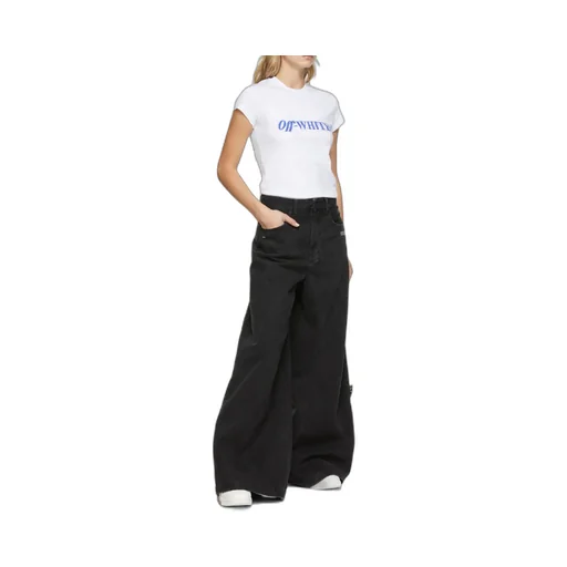 Off-White Crewneck Logo Detailed T-Shirt