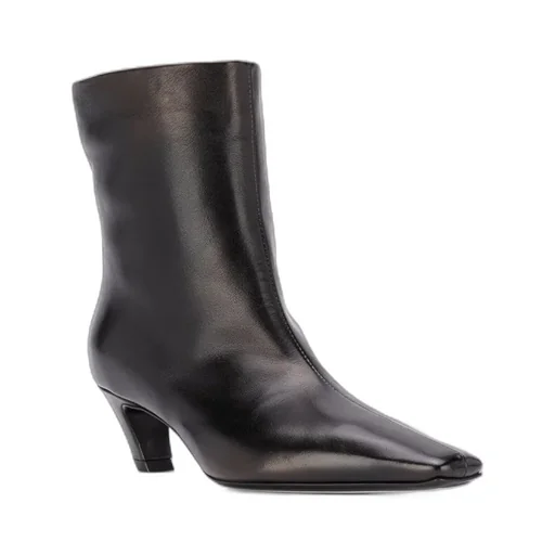 Square-Toed Ankle Boots