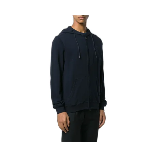 Logo Printed Hooded Casual Jacket