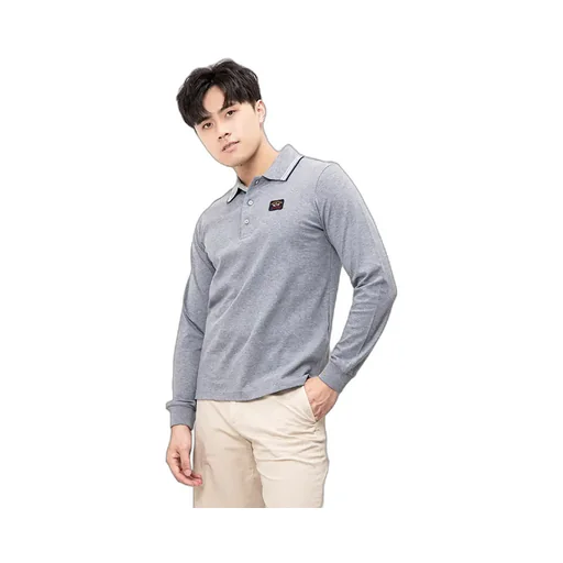 Long-Sleeved Polo Shirt