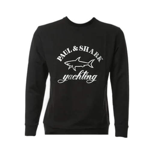Round Collar Logo Sweater