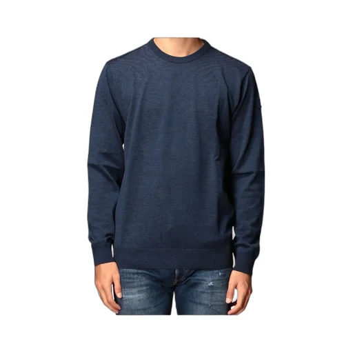 Round-Neck Knitted Pullover