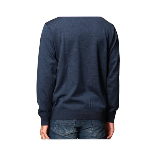 Round-Neck Knitted Pullover