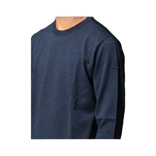 Round-Neck Knitted Pullover