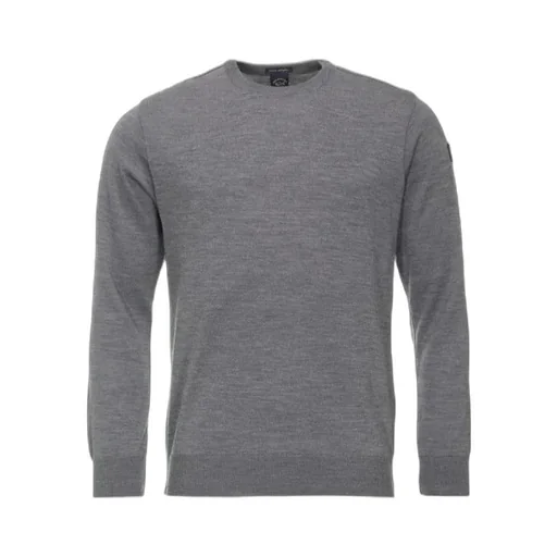 Logo-Patch Crew-Neck Jumper