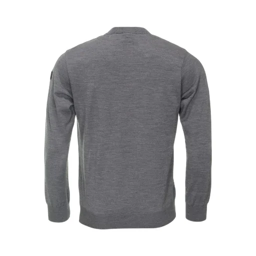 Logo-Patch Crew-Neck Jumper