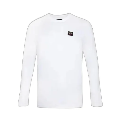 T-Shirt With Round Neck And Long Sleeves