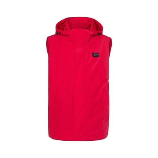 Logo Sleeveless Casual Jacket