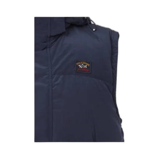 Logo Patch Hooded Down Jacket
