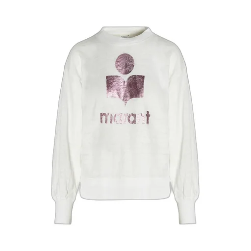 Logo-Print Linen Top
