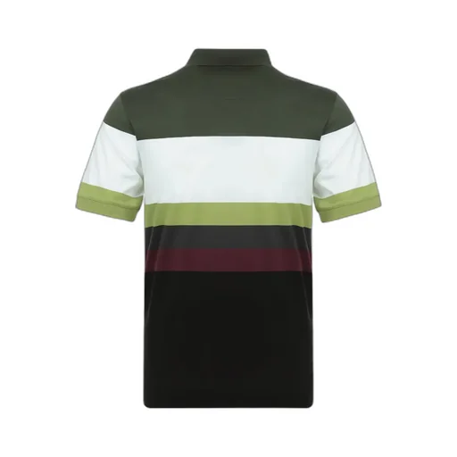 Polo Shirt With Color Stripes