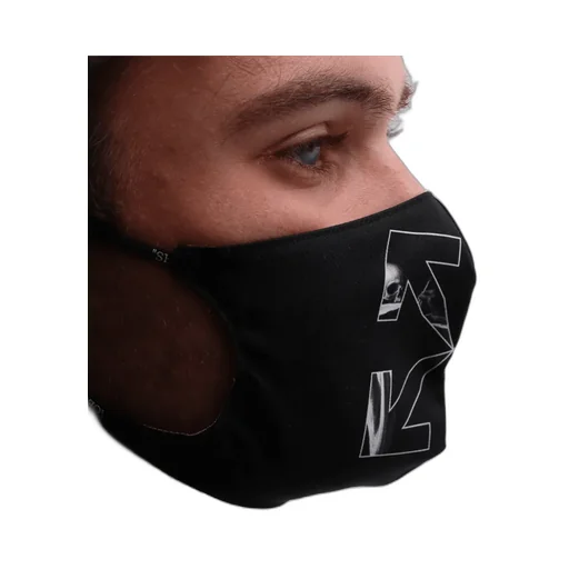 Off-White Caravaggio Arrow Printed Face Mask