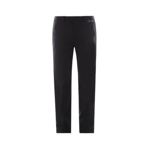 Off-White Straight-Leg Tailored Pants