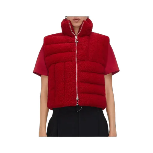 Bottega Veneta Quilted Zip-Up Sleeveless Jacket