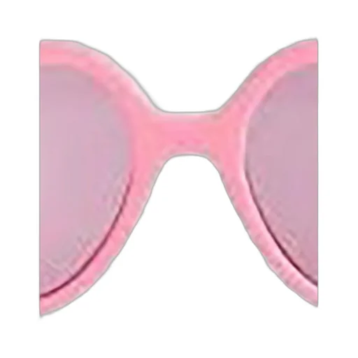 Tinted Heart-Shape Sunglasses