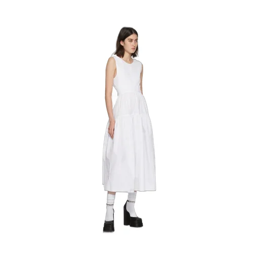 Ruth Tiered Open-Back Dress