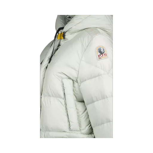 Long-Sleeved Hooded Down Jacket