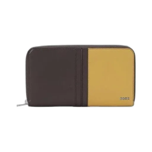 Logo Color Matching Zipper Wallet