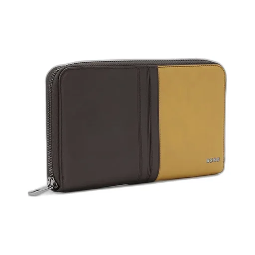 Logo Color Matching Zipper Wallet